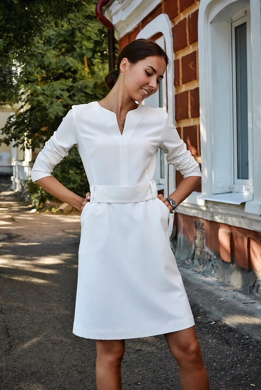 Белое платье от NadezhdaPetrova28