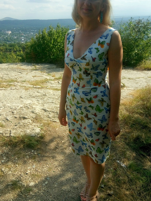 Платье с бабочками. от Ольга Флёлли