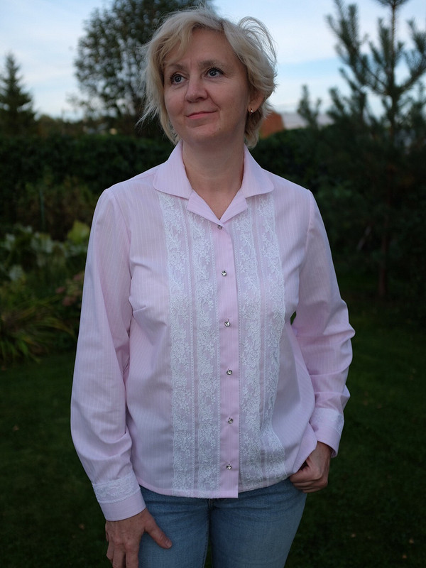 Блузка «Анита» из мужской сорочки от Vikkilevit