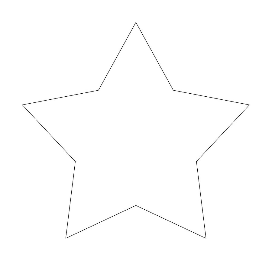 Морская звезда шаблон (66 фото)