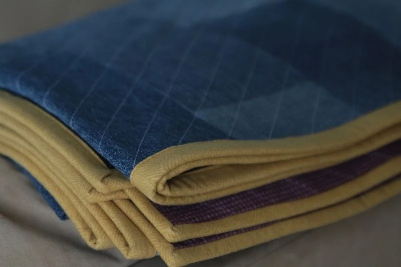 Стёганое одеяло-плед из старых джинсов: мастер-класс мастер-класс,шитье