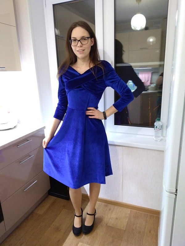 Платье из велюра от tania1pyatkovа