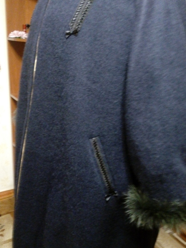 теплое пальто в стиле бохо для сестры от Константиновна