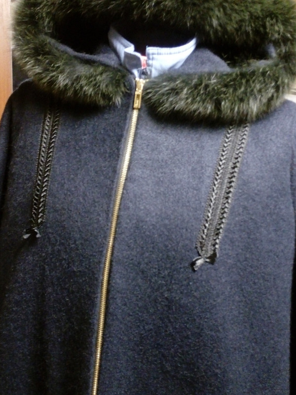 теплое пальто в стиле бохо для сестры от Константиновна