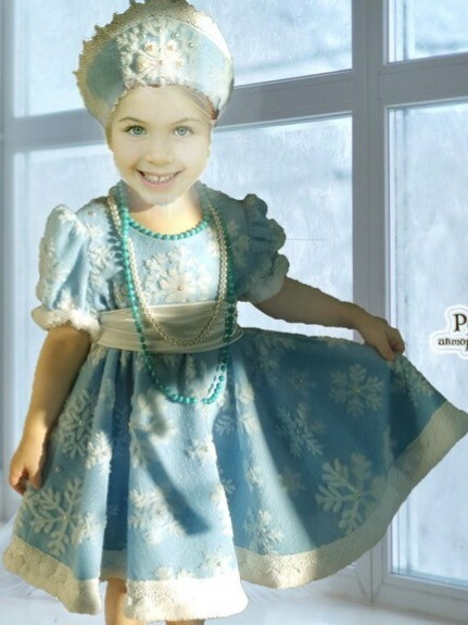 Платье детское Снежинка от radaroda