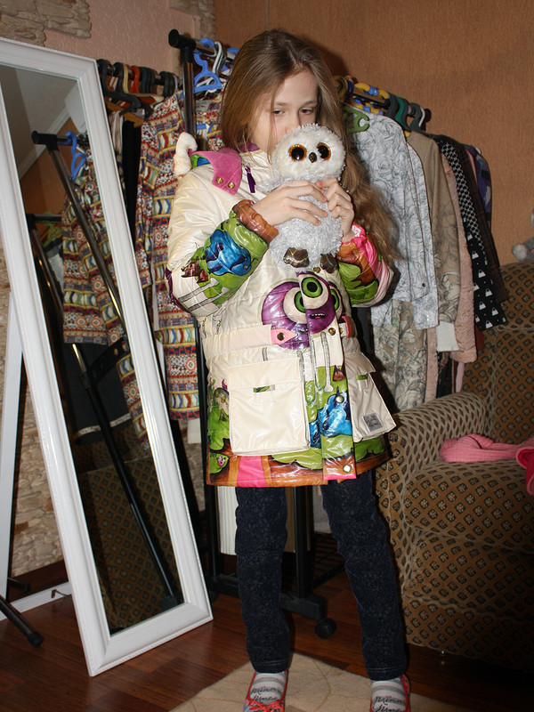 Зимняя курточка для девочки по мотивам «Корпорации монстров» от Fern13