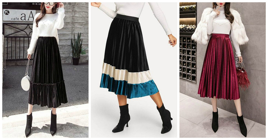 C чем носить плиссированную юбку осенью: 5 актуальных идей