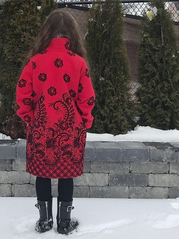 Пальто для девочки от Kaktusina