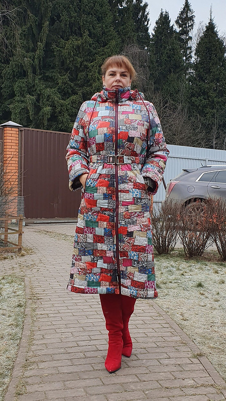 Пальто из стежки D&G от etipisova