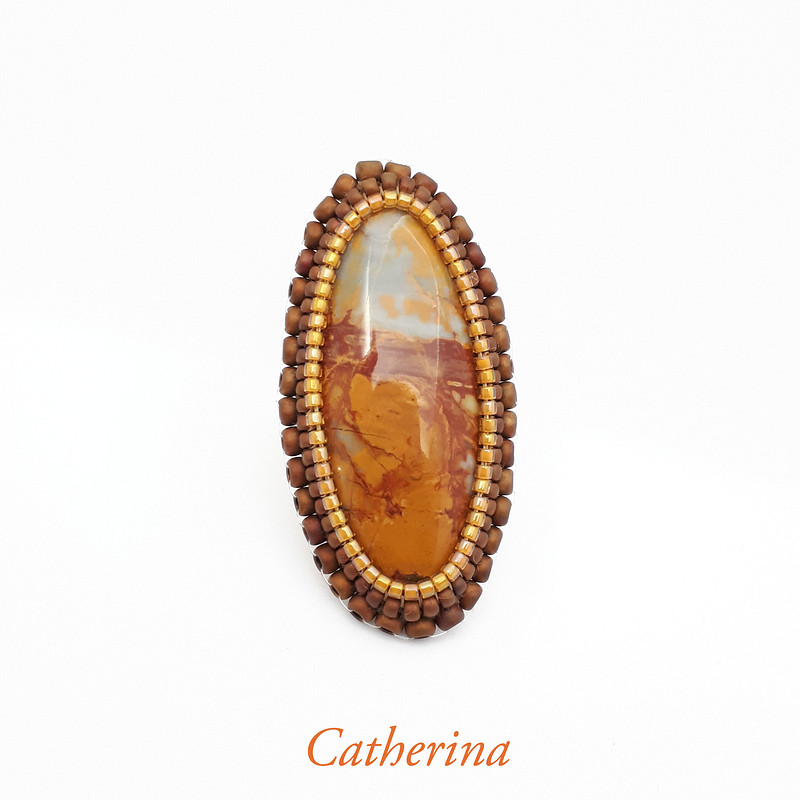 Кольцо с яшмой от Catherina