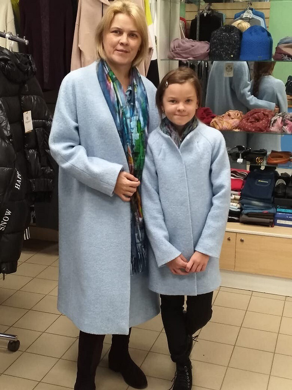 Пальто для мамы и дочки от ElenaLBaranova