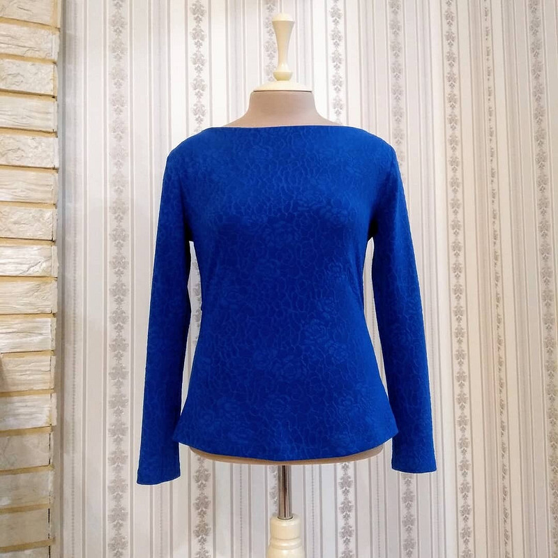 Облегающий пуловер, модель 118 (р. 40) из Burda 11-2019 от MarSel