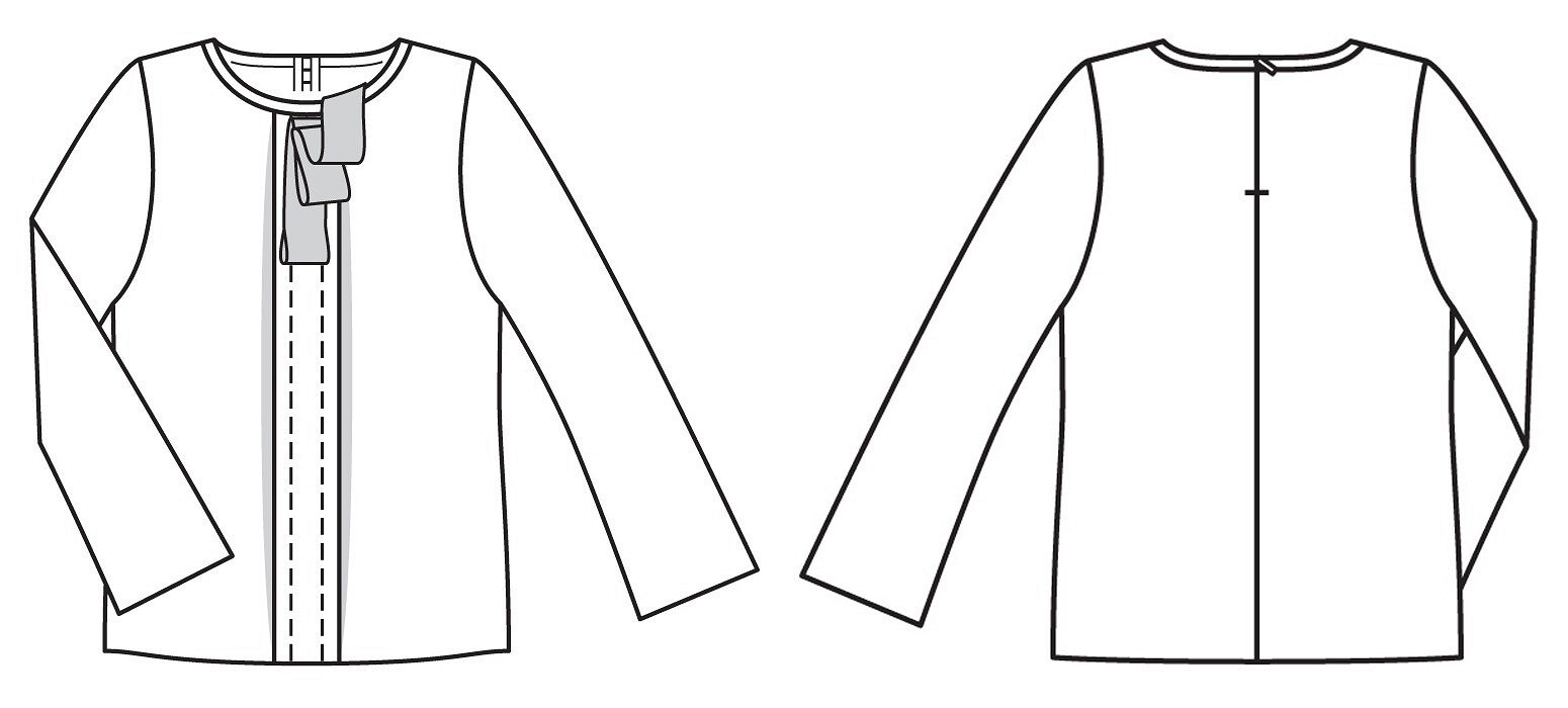 Простая блузка прямого кроя – находка для швейных экспериментов: обзор выкройки 102 из Burda 9/2016