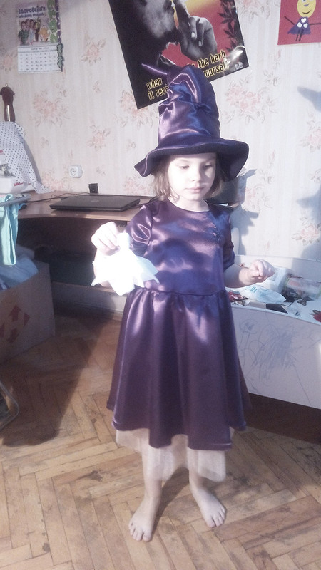 Костюм ведьмочки на Хэллоуин с чудной шляпкой) от Анна Ефименко