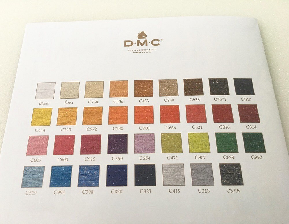 Мулине DMC Étoile: обзор ниток и мастер-класс по вышивке