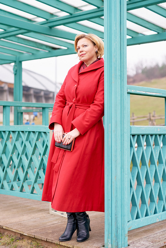 Красное платье-пальто от katrinka_n