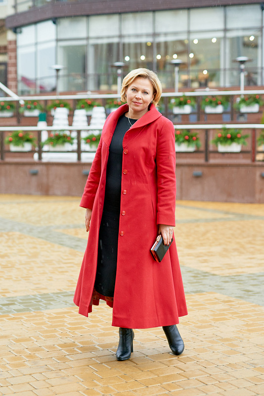 Красное платье-пальто от katrinka_n