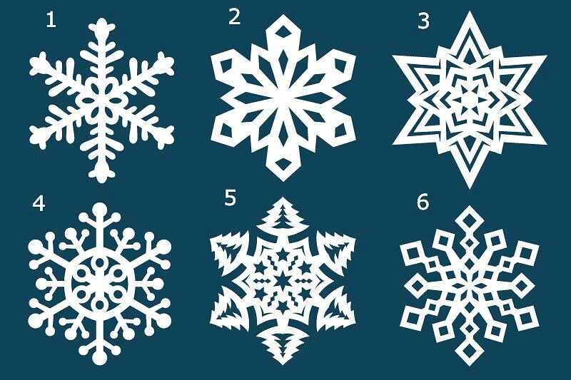 Самые красивые снежинки из бумаги: 40 шаблонов разной сложности