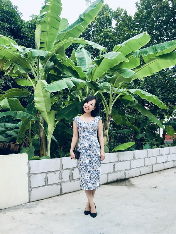 Платье «Flower printed dress» от Binh Ngo