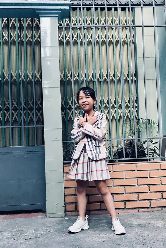 Жакет и юбка «Present for my little girl» от Binh Ngo
