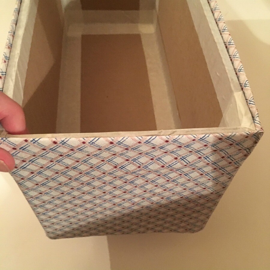 Как сделать коробку-органайзер в шкаф: мастер-класс