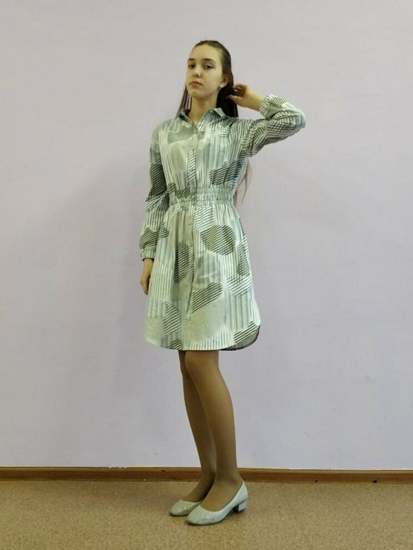 Февральское платье-рубашка от Kariza