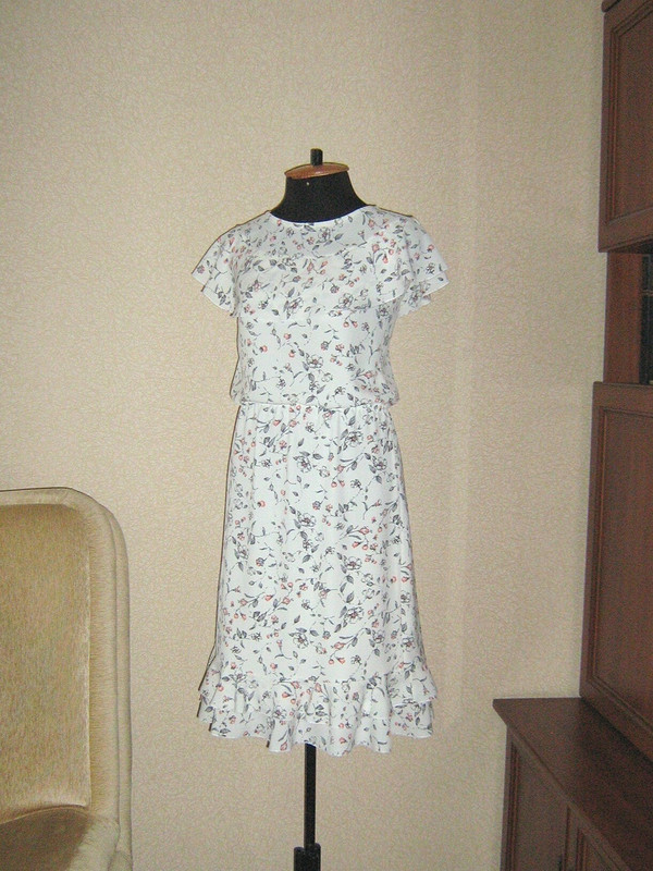 Платье с воланами от ulya28051983