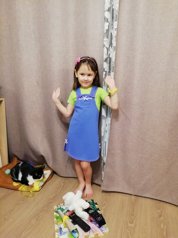 Остатки-сладки#сарафанчик для дочурки от Viktoriya_