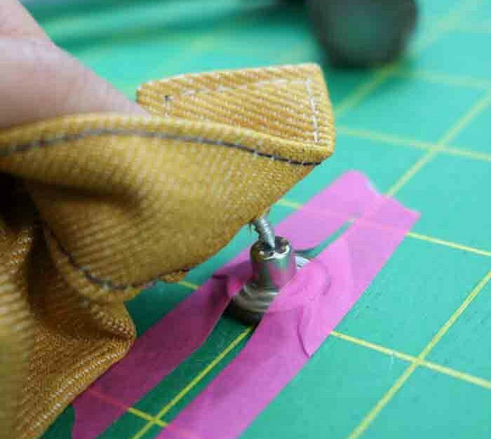 Как установить фурнитуру на джинсы: мастер-класс