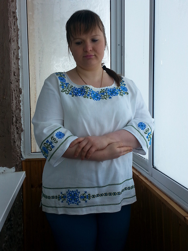 Туника с вышивкой от Nadezhda_Karpowa