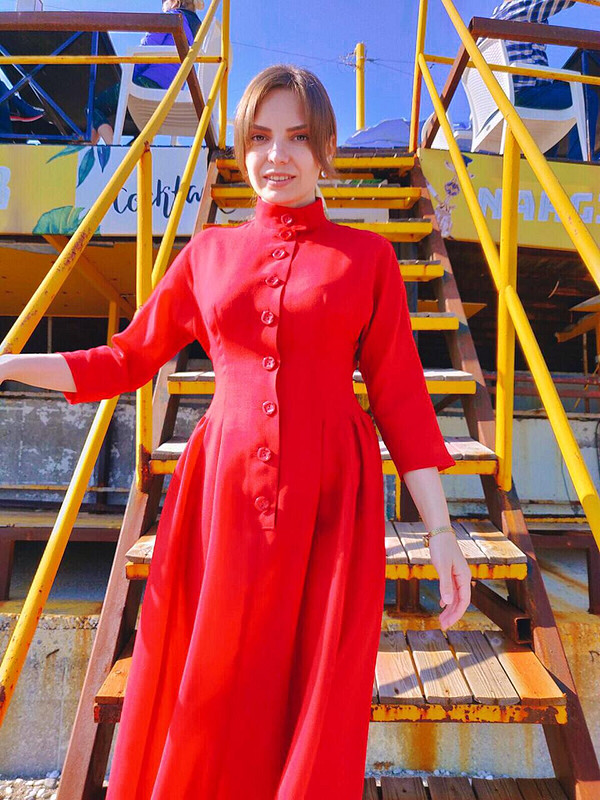 Красное платье от Таня Орлова