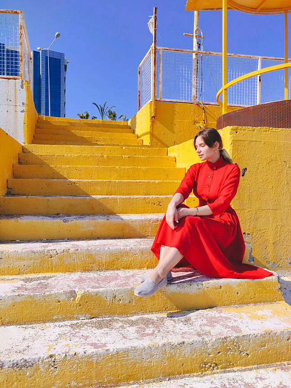 Красное платье от Таня Орлова