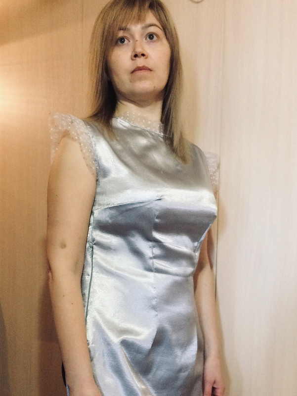 платье из атласа от Екатерина Шафранова