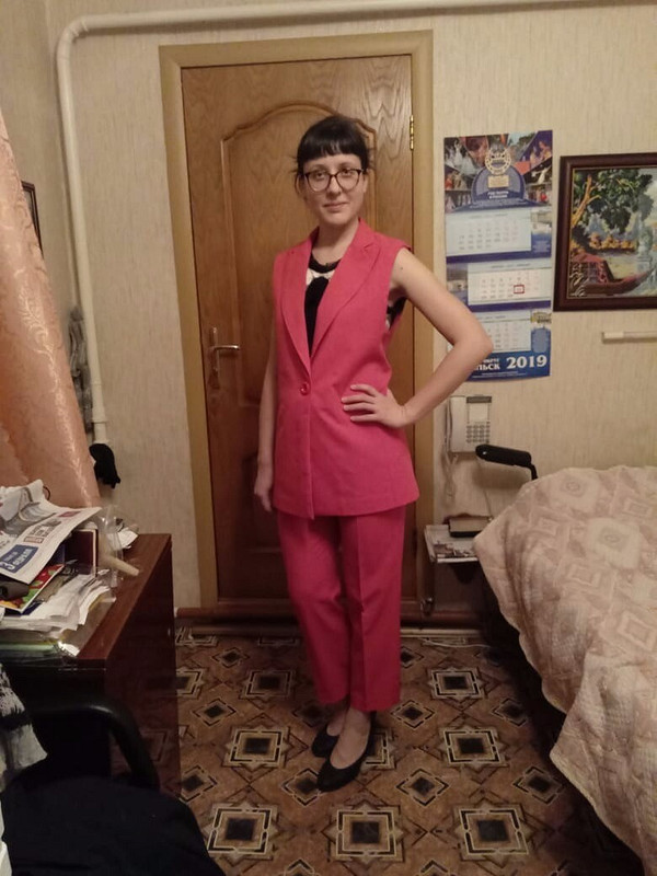 Розовый костюм от khudentsova