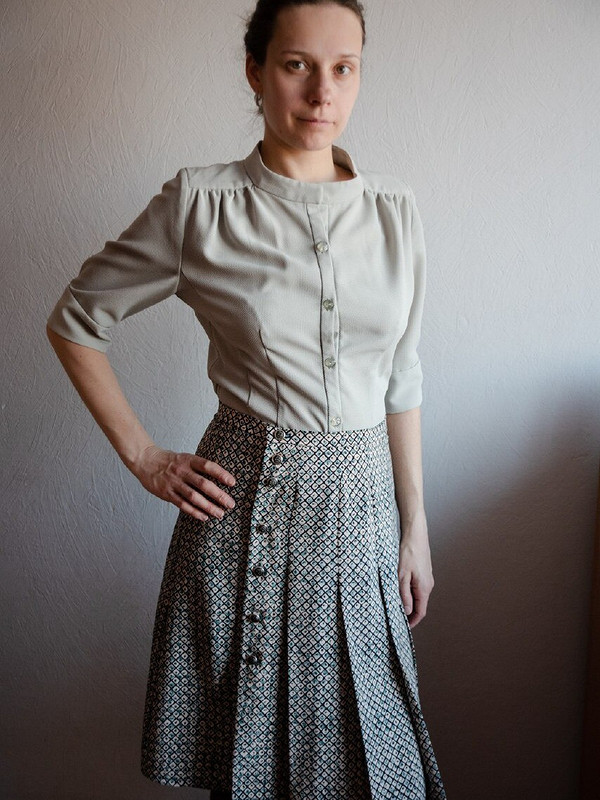 Блузка со сборками и рельефными вытачками от Natalya_Vovk