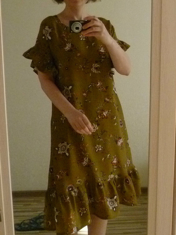 Апрельское платье с оборками от Ezhevika