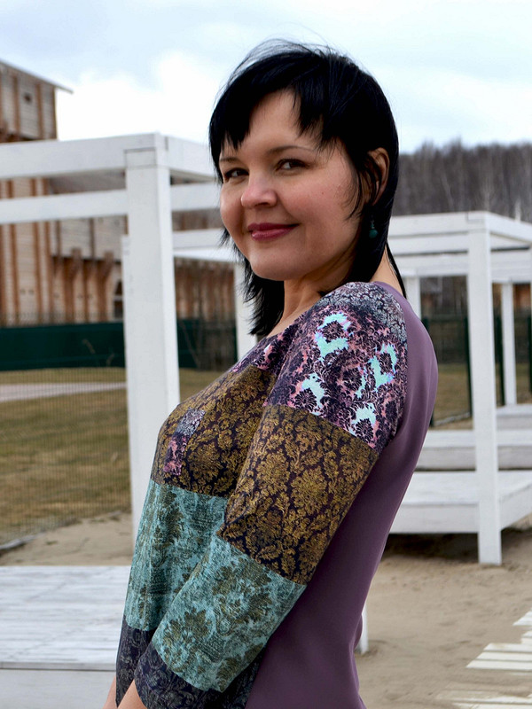 Пуловер с удлененной спинкой от Любаева Светлана