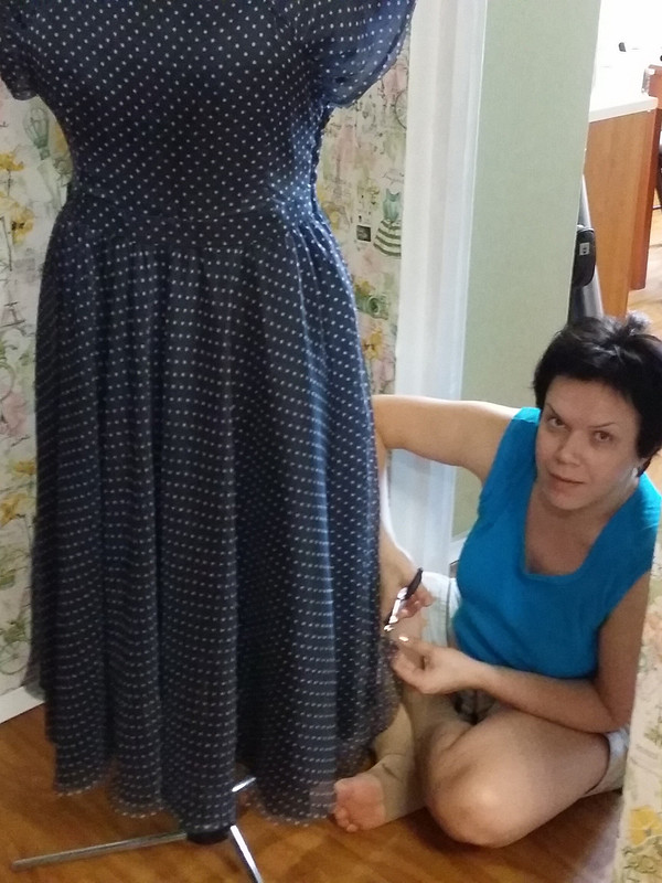 Платье «Точка-точка» от Светлана pseta_