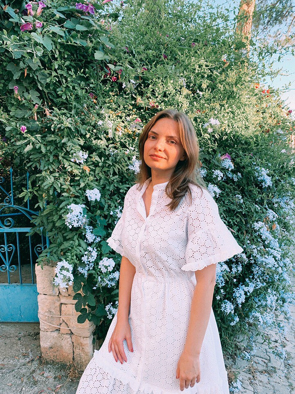 Платье из белого шитья от Таня Орлова