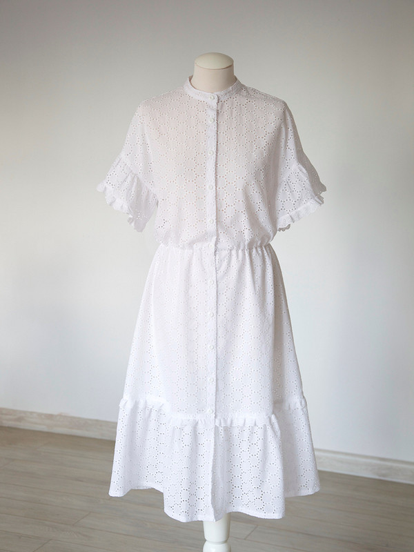 Платье из белого шитья от Таня Орлова
