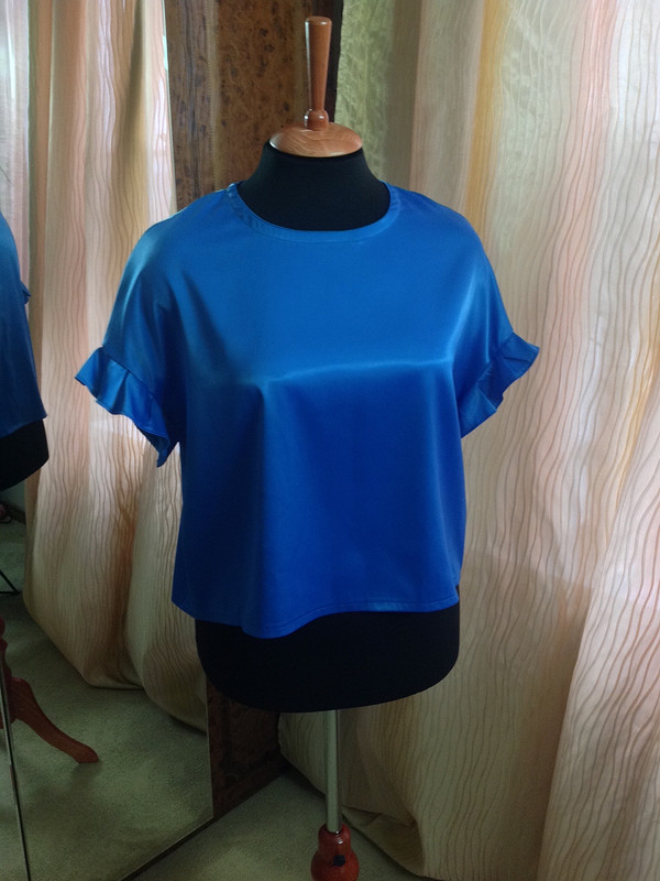 Блуза  голубая от elenastogova