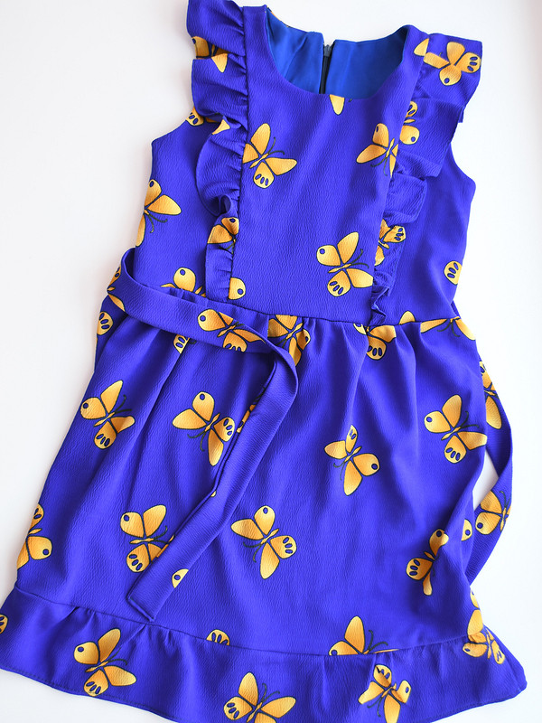 Платье для девочки №131 — выкройка из Burda 3/2019 от lex0815