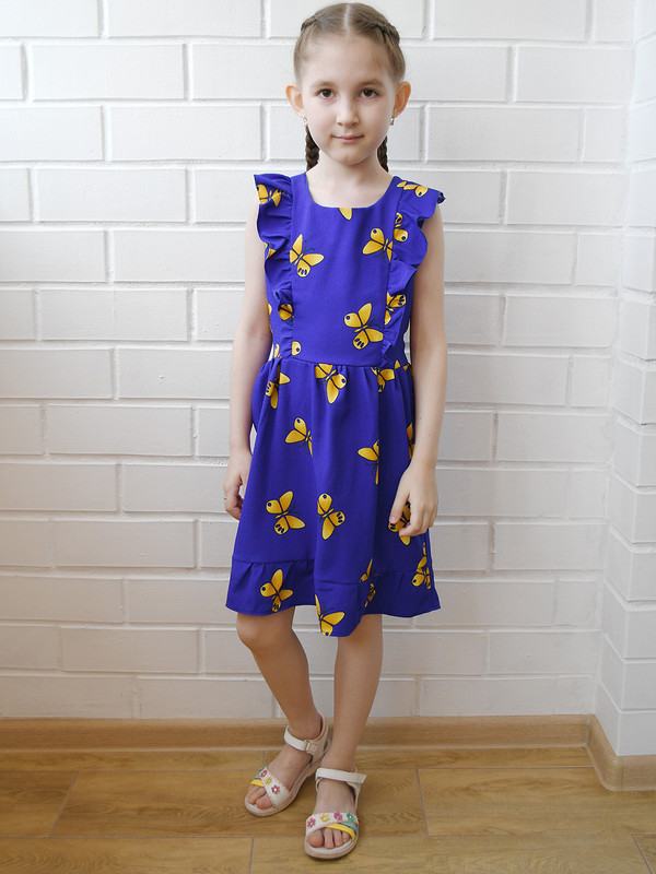 Платье для девочки №131 — выкройка из Burda 3/2019 от lex0815