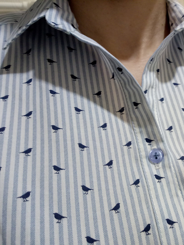 Блузка с птичками от LinaCat