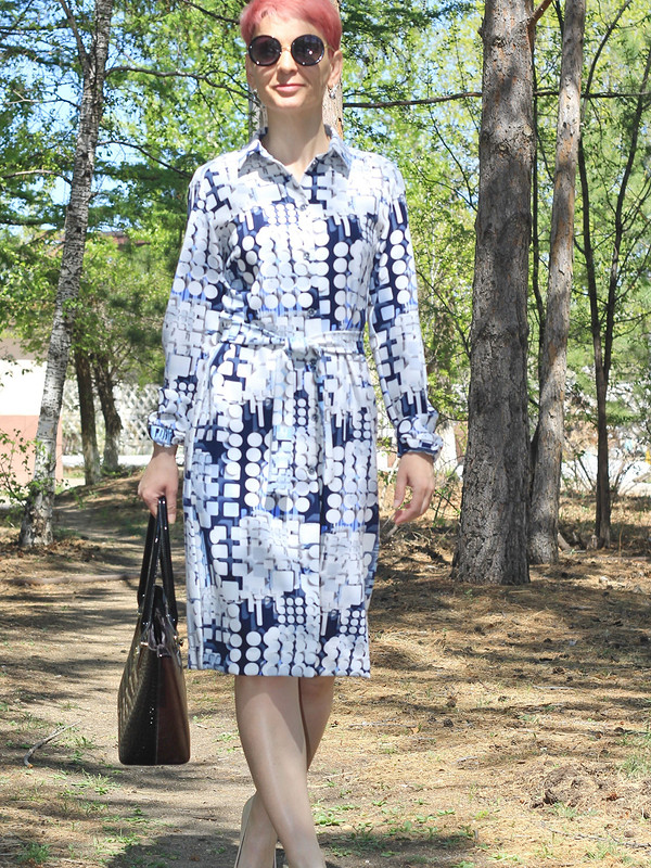 Платье-рубашка от larisa_krasnokamensk
