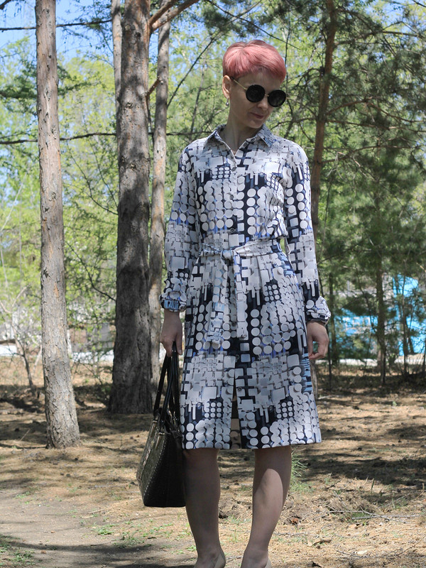 Платье-рубашка от larisa_krasnokamensk