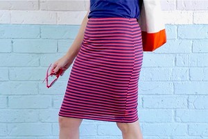 Как сшить трикотажную юбку-карандаш без выкройки за 30 минут: мастер-класс + видео