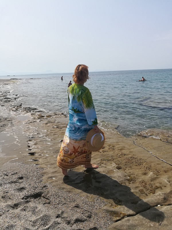 Пляжная туника из полотенечной ткани от Persea