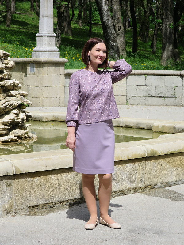 Блуза+юбка на весну от Татьяна Яковенко