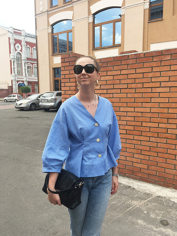 Льняная блузка от Anna_Usmeshka